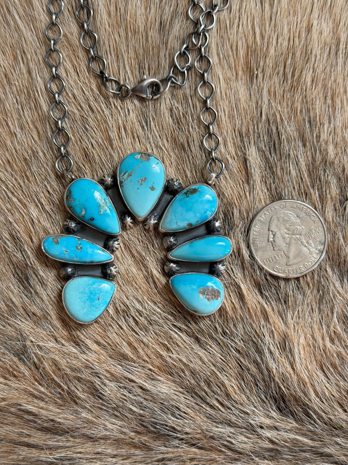 Turquoise Naja Necklace