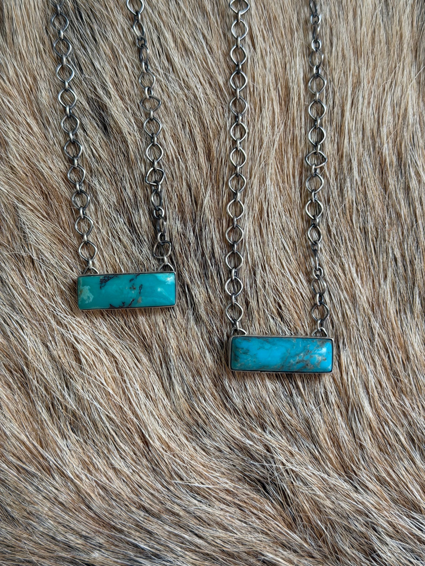 Turquoise Bar Necklace