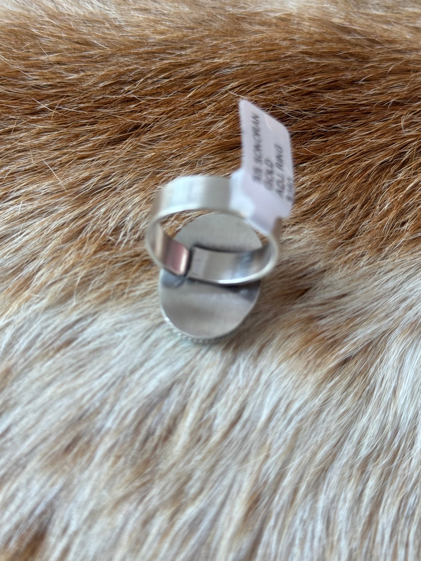 Adjustable Sonoran Gold Turquoise Ring