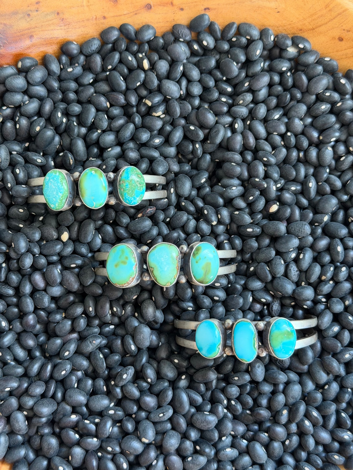 Sonoran Gold Turquoise Cluster Cuff