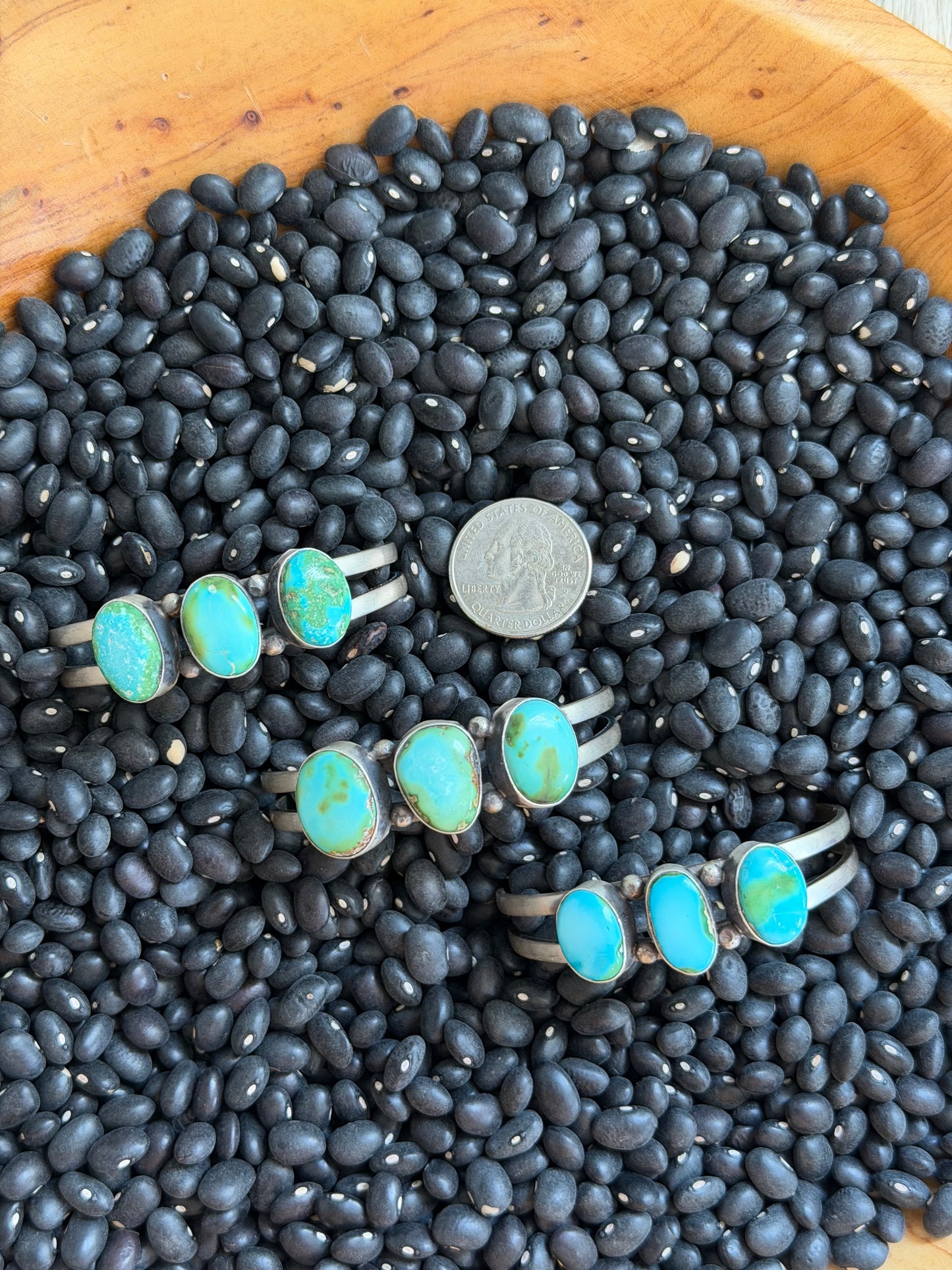 Sonoran Gold Turquoise Cluster Cuff
