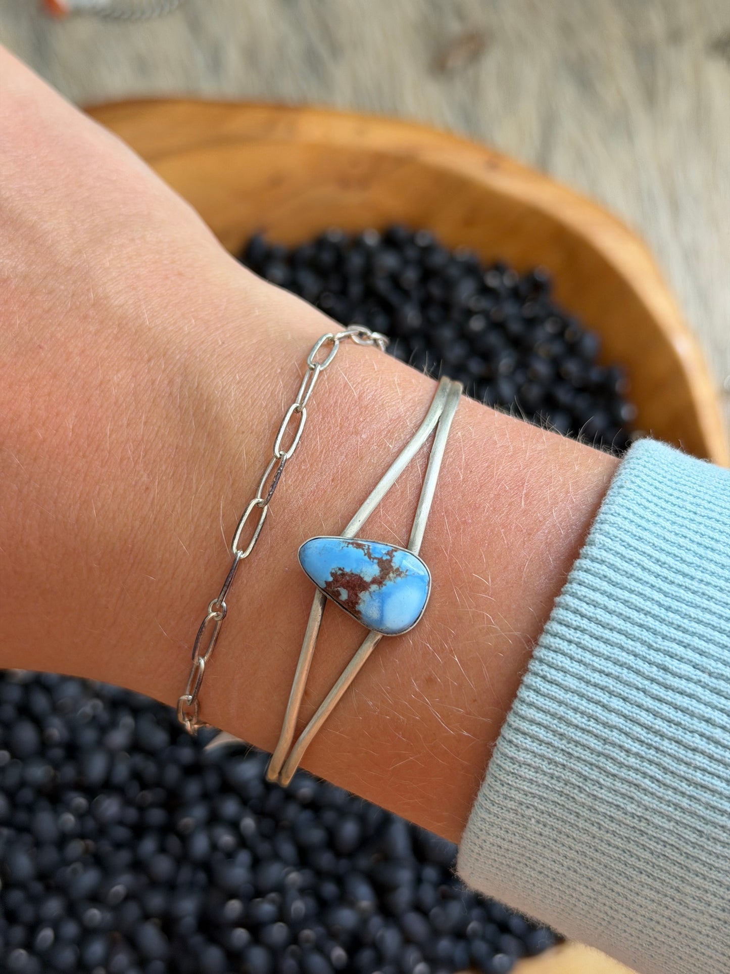 Golden Hills Turquoise Cuff