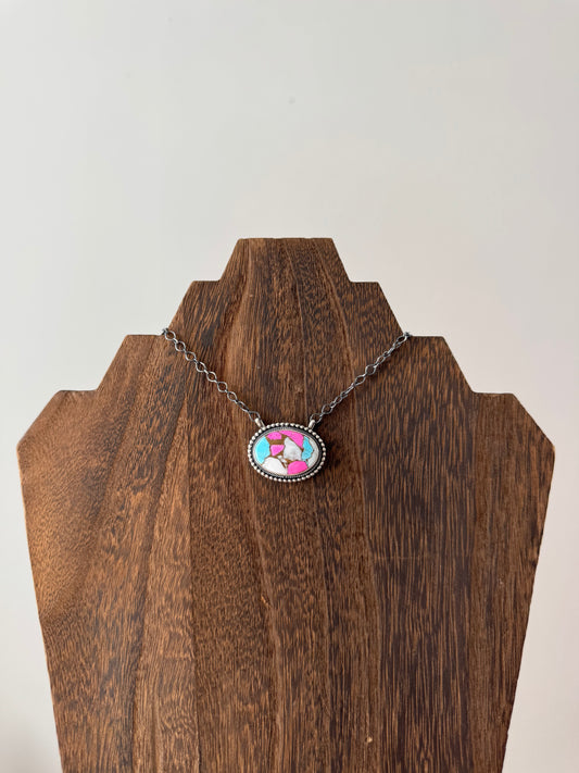 Cotton Candy Bar Necklace