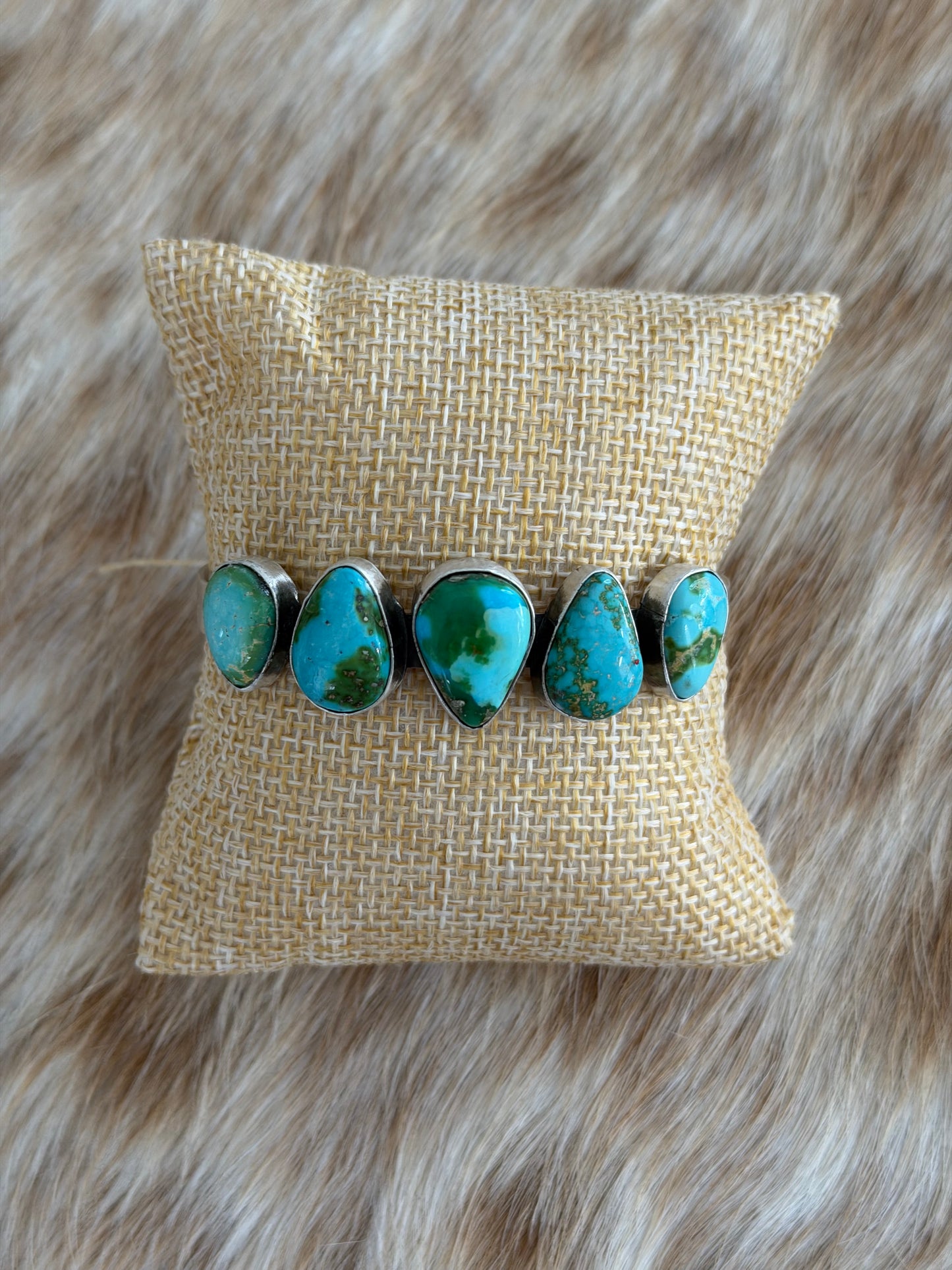 Sonoran Gold Turquoise Cluster Cuff