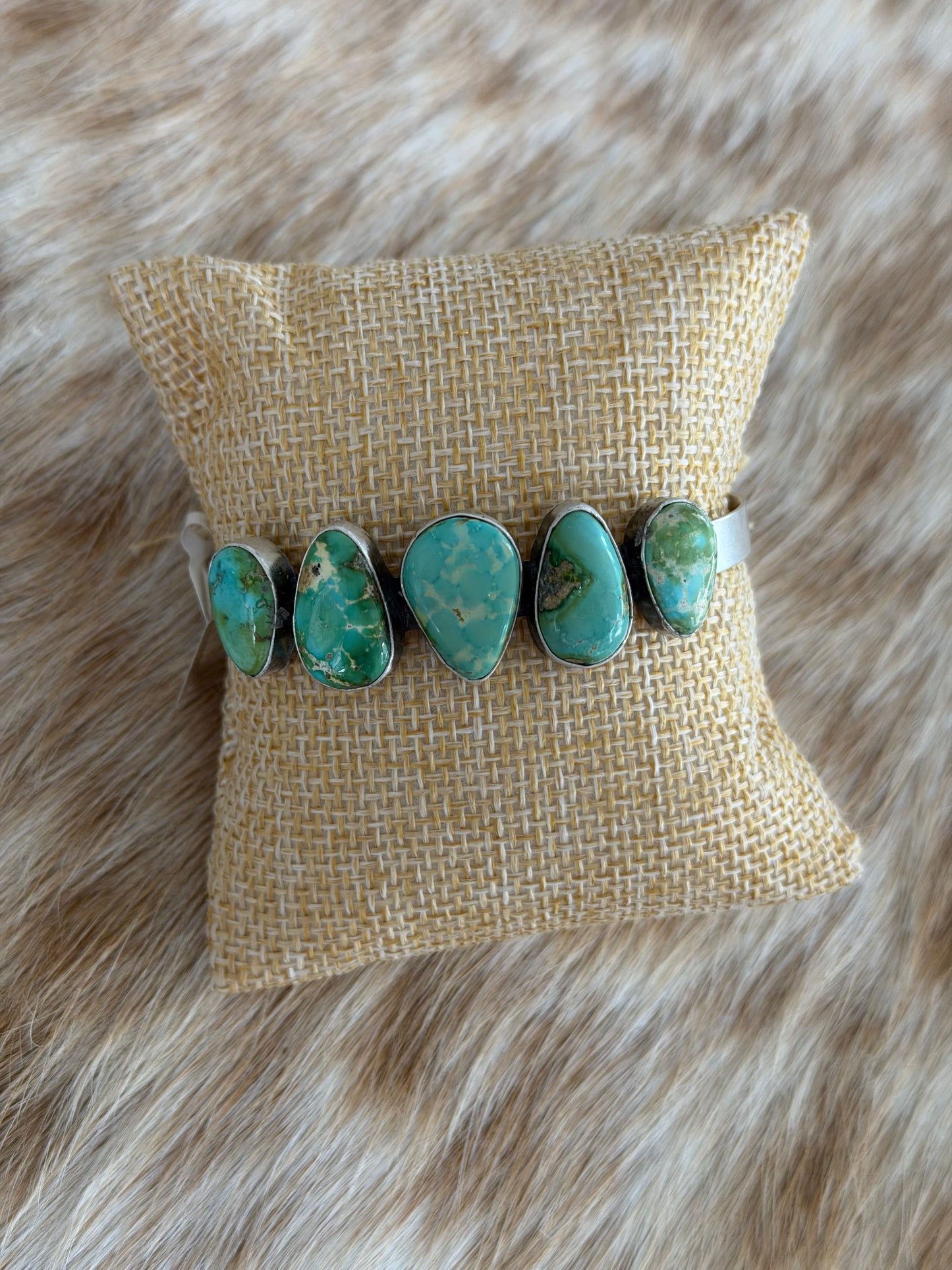 Sonoran Gold Turquoise Cluster Cuff