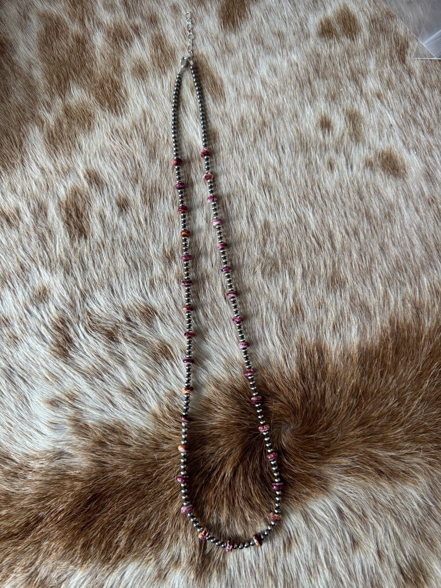 Purple Spiny Oyster Shell Necklace