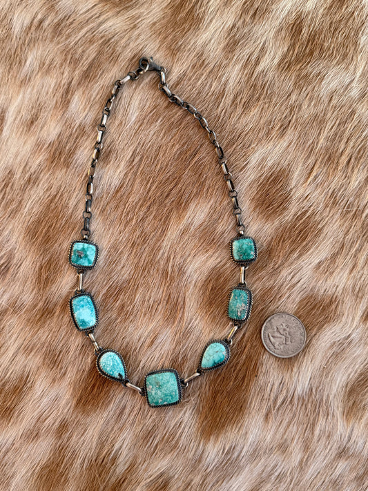 White Water Turquoise Necklace