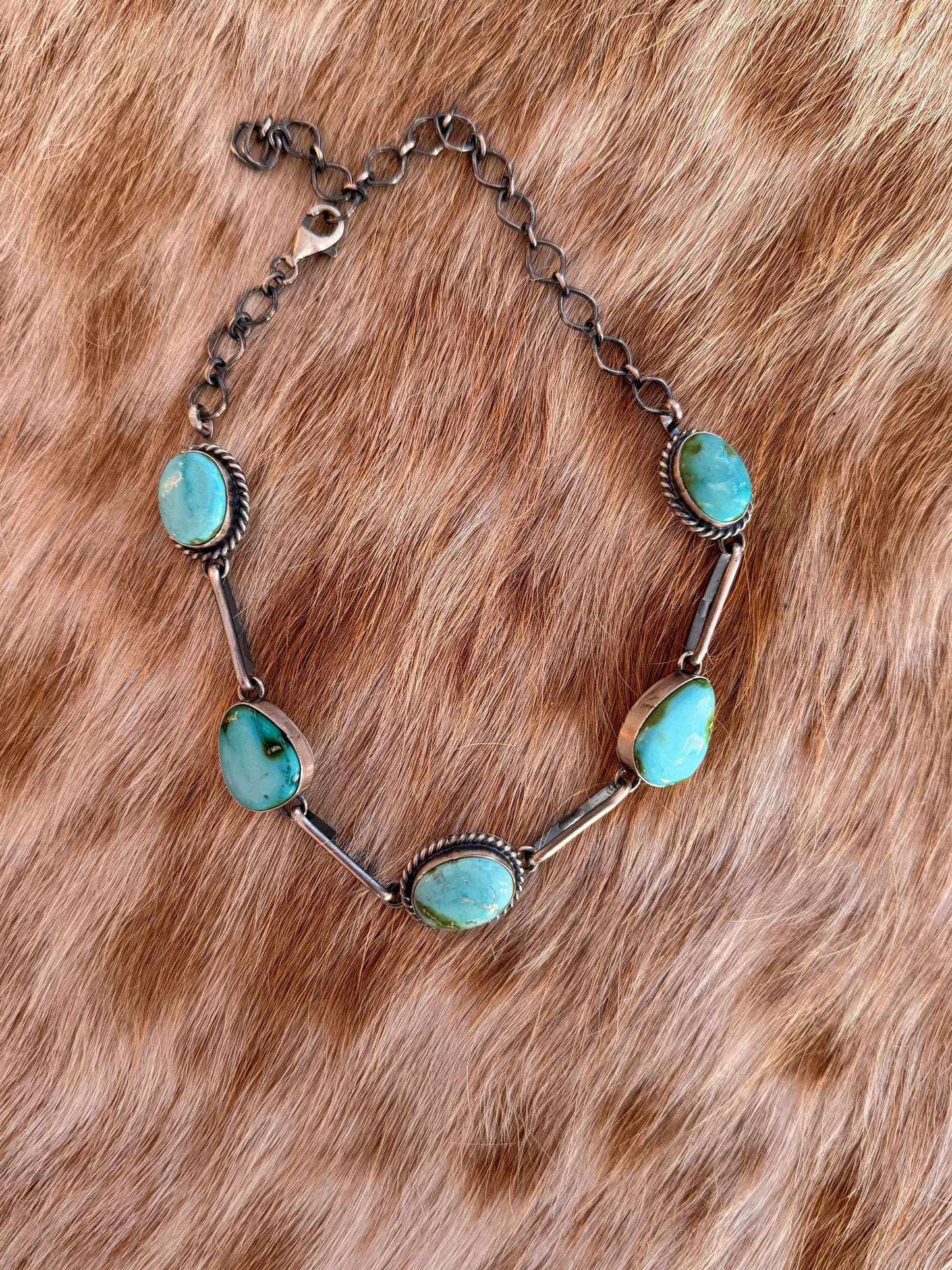 Sonoran Gold Turquoise Choker Necklace