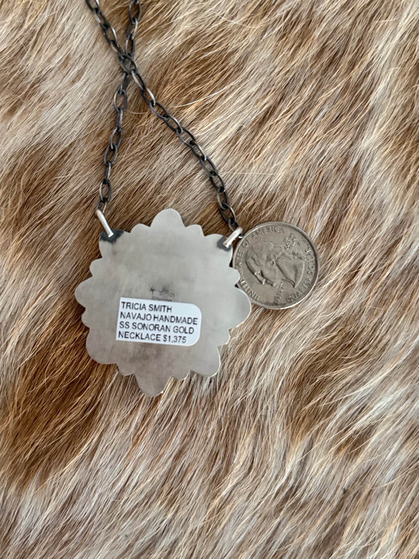 Sonoran Gold Turquoise Cluster Necklace