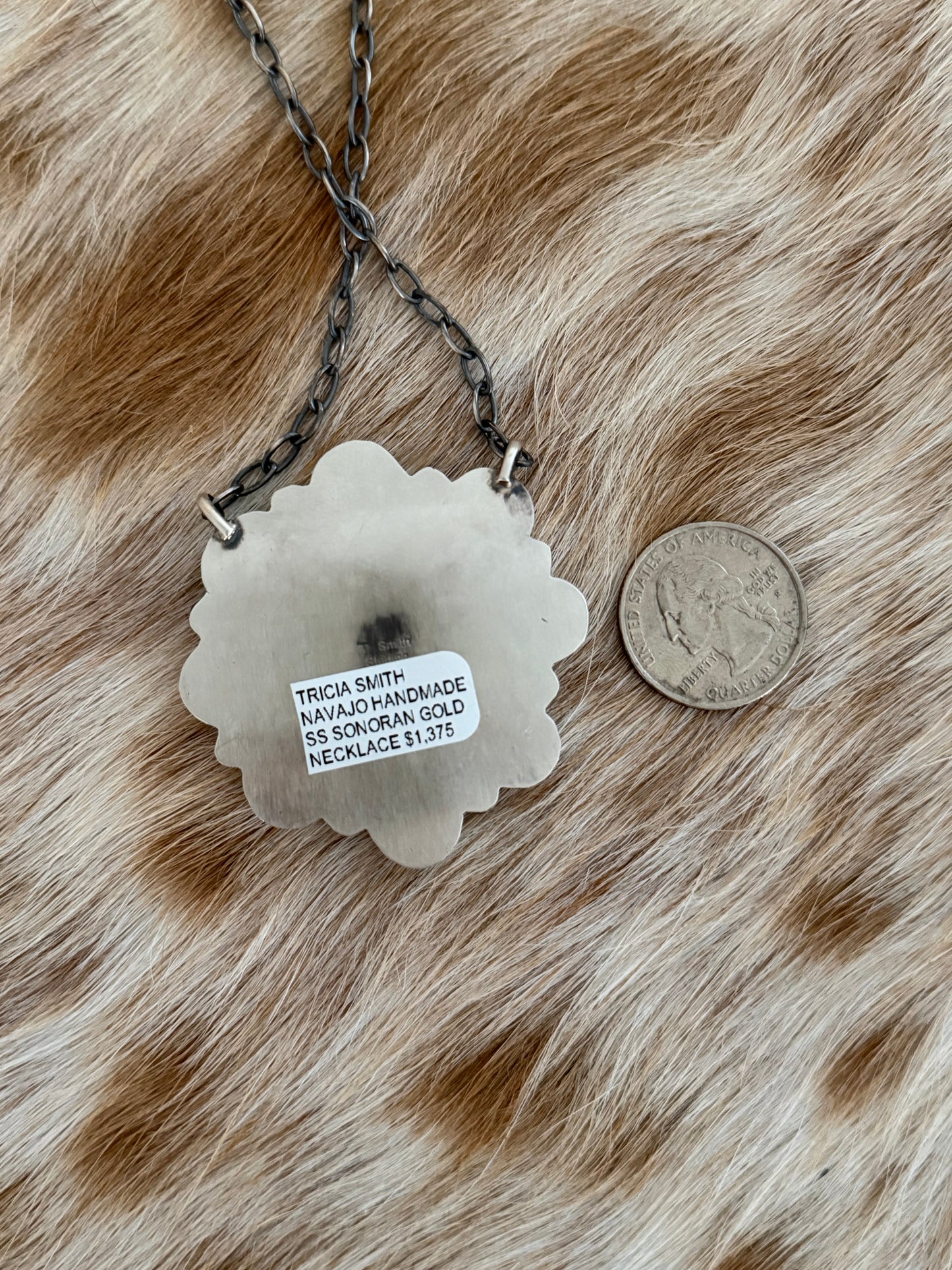 Sonoran Gold Turquoise Cluster Necklace