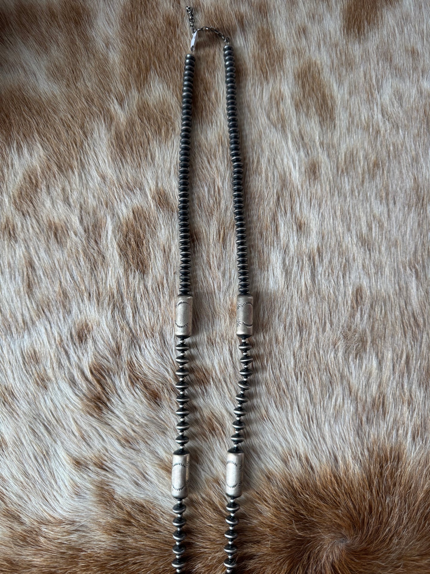 36" Sterling Pearl Necklace