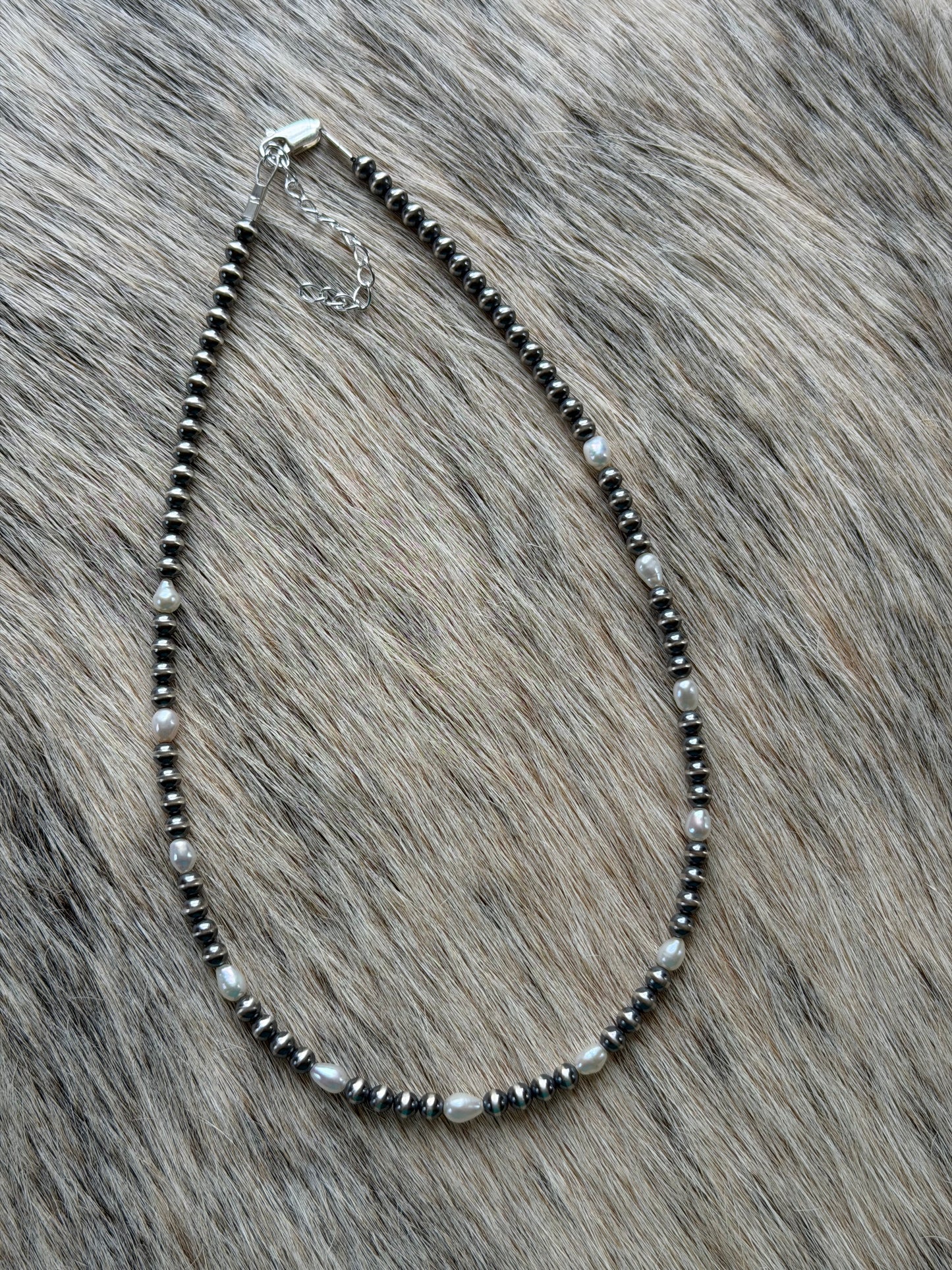 15" 4mm Freshwater Pearl Necklace