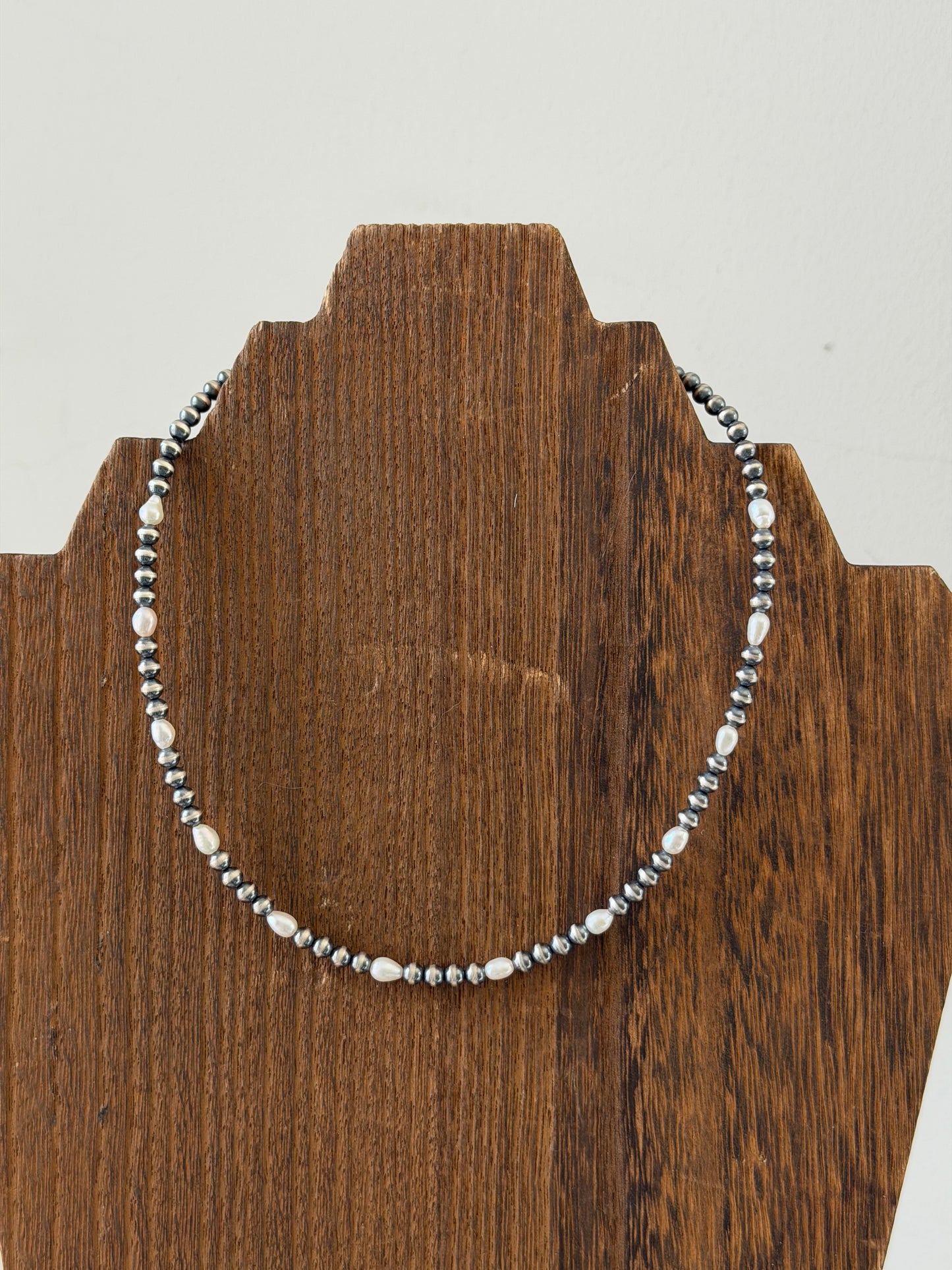 15" 4mm Freshwater Pearl Necklace