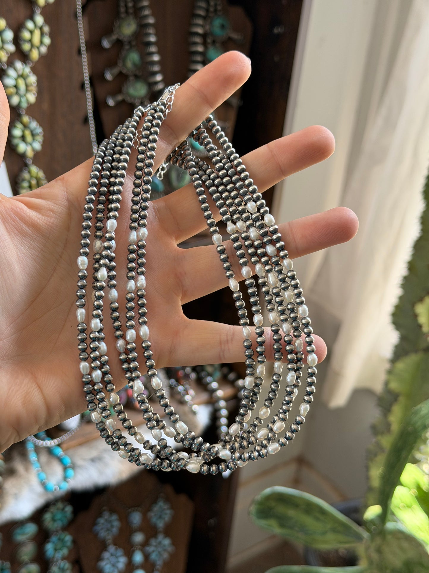 15" 4mm Freshwater Pearl Necklace