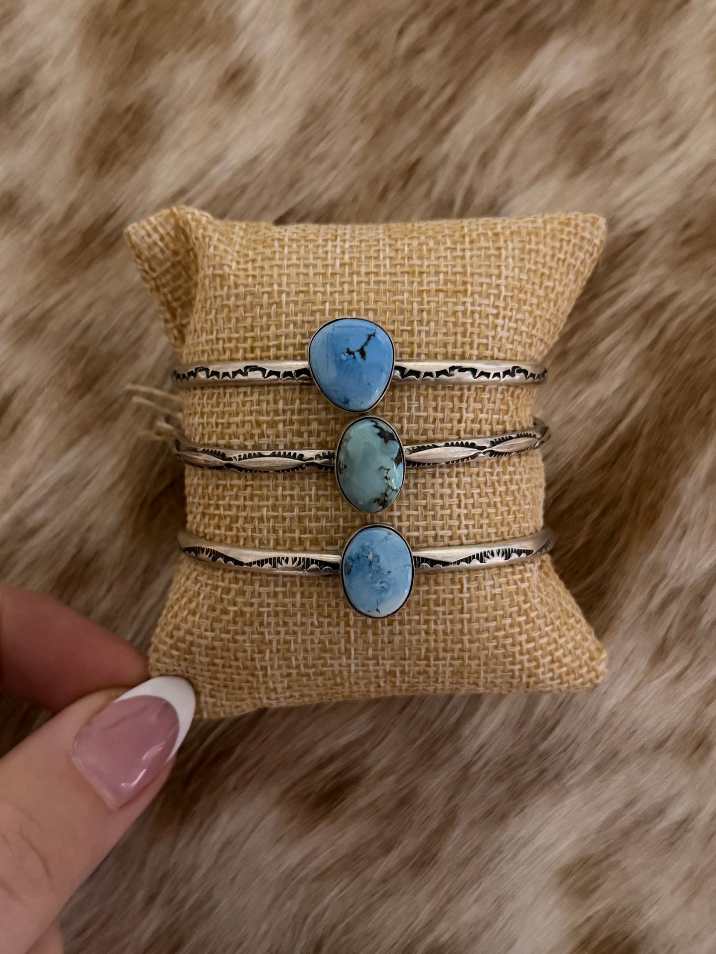 Golden Hills Turquoise Dainty Cuff