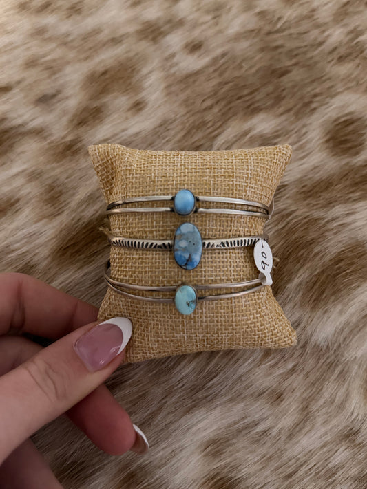 Golden Hills Turquoise Dainty Cuff