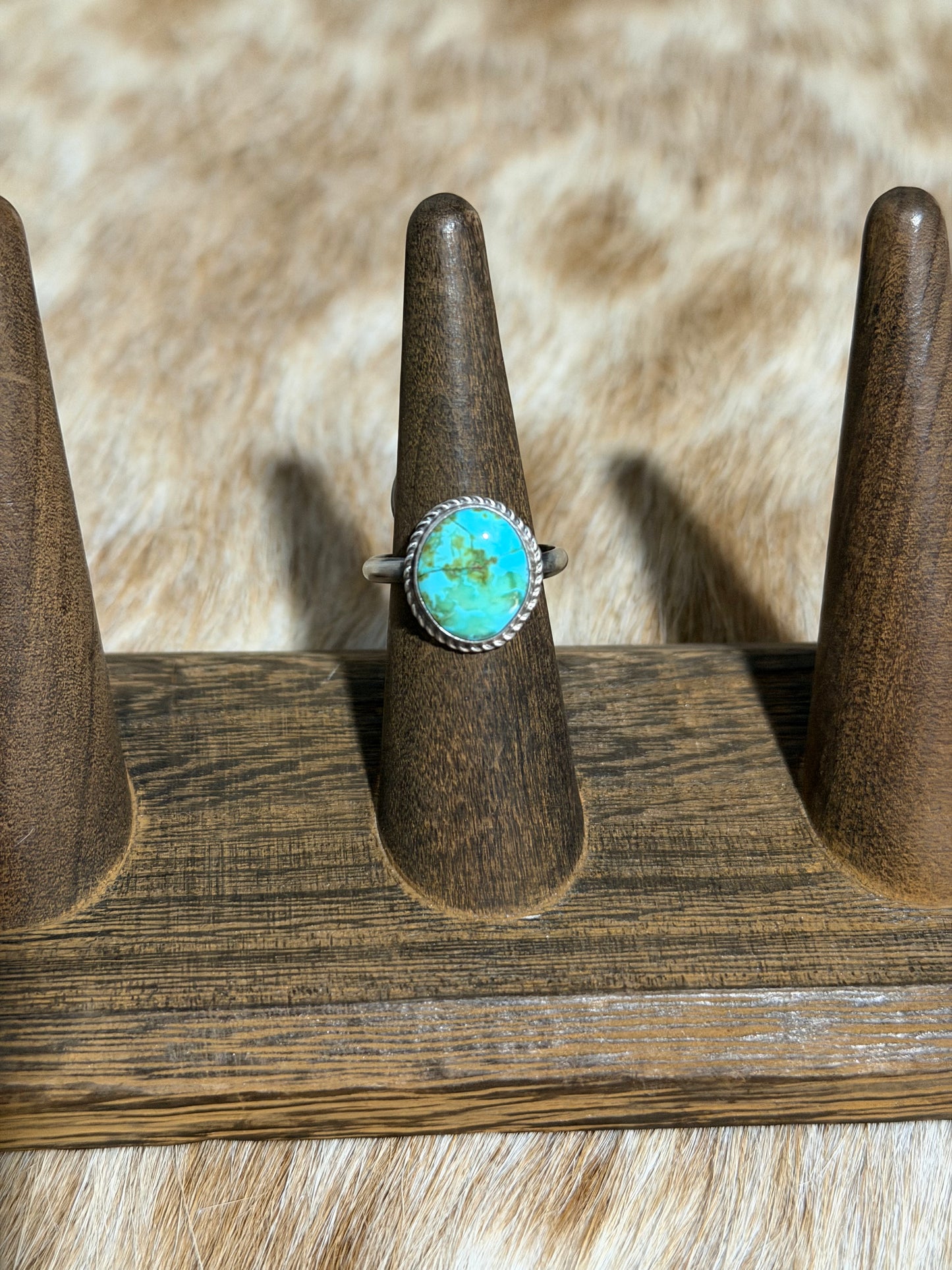 Size 6 Sonoran Gold Turquoise Ring