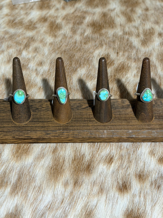 Size 7 Sonoran Gold Turquoise Ring