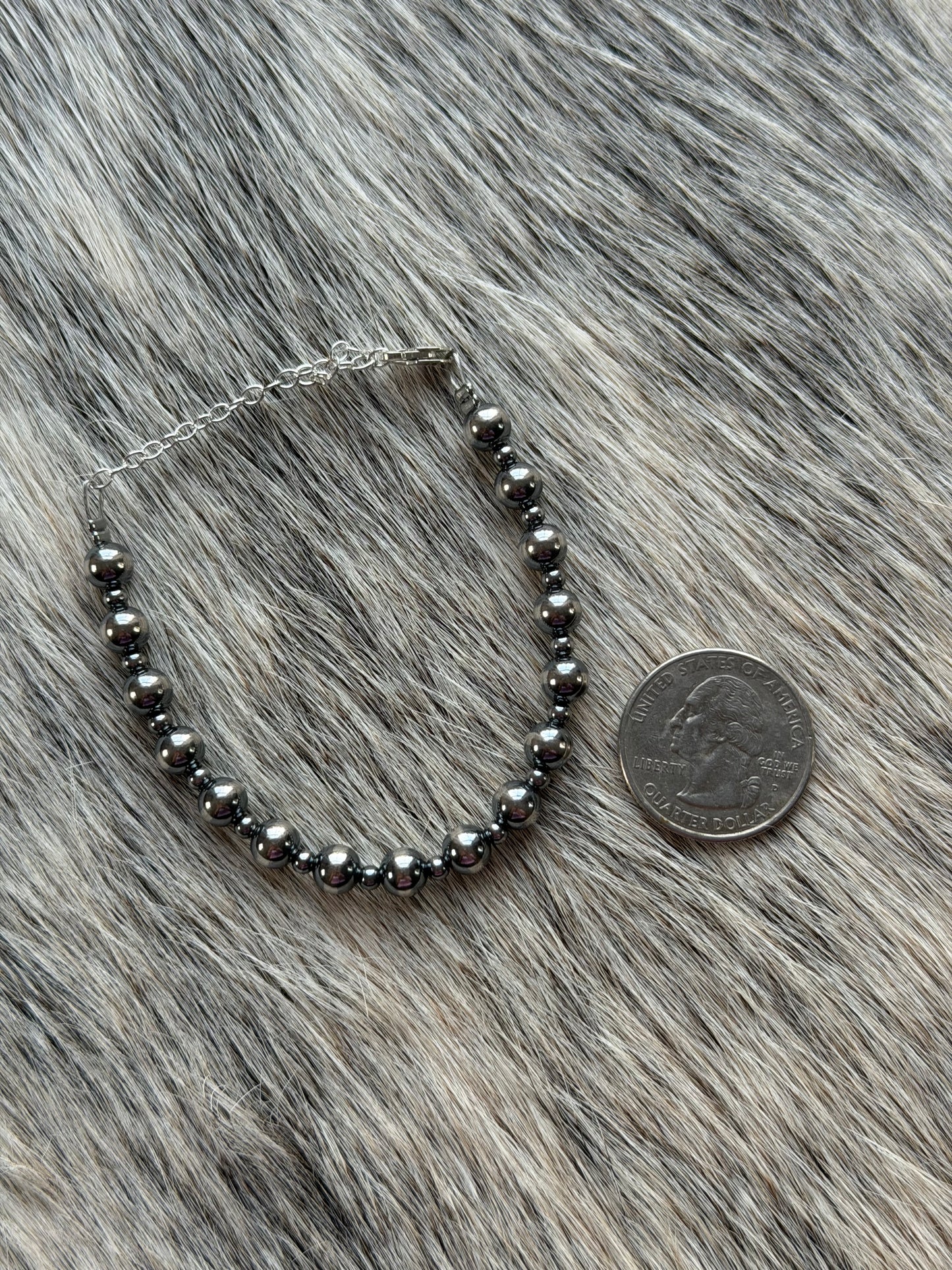 6" 3mm/6mm Alternating Bracelet