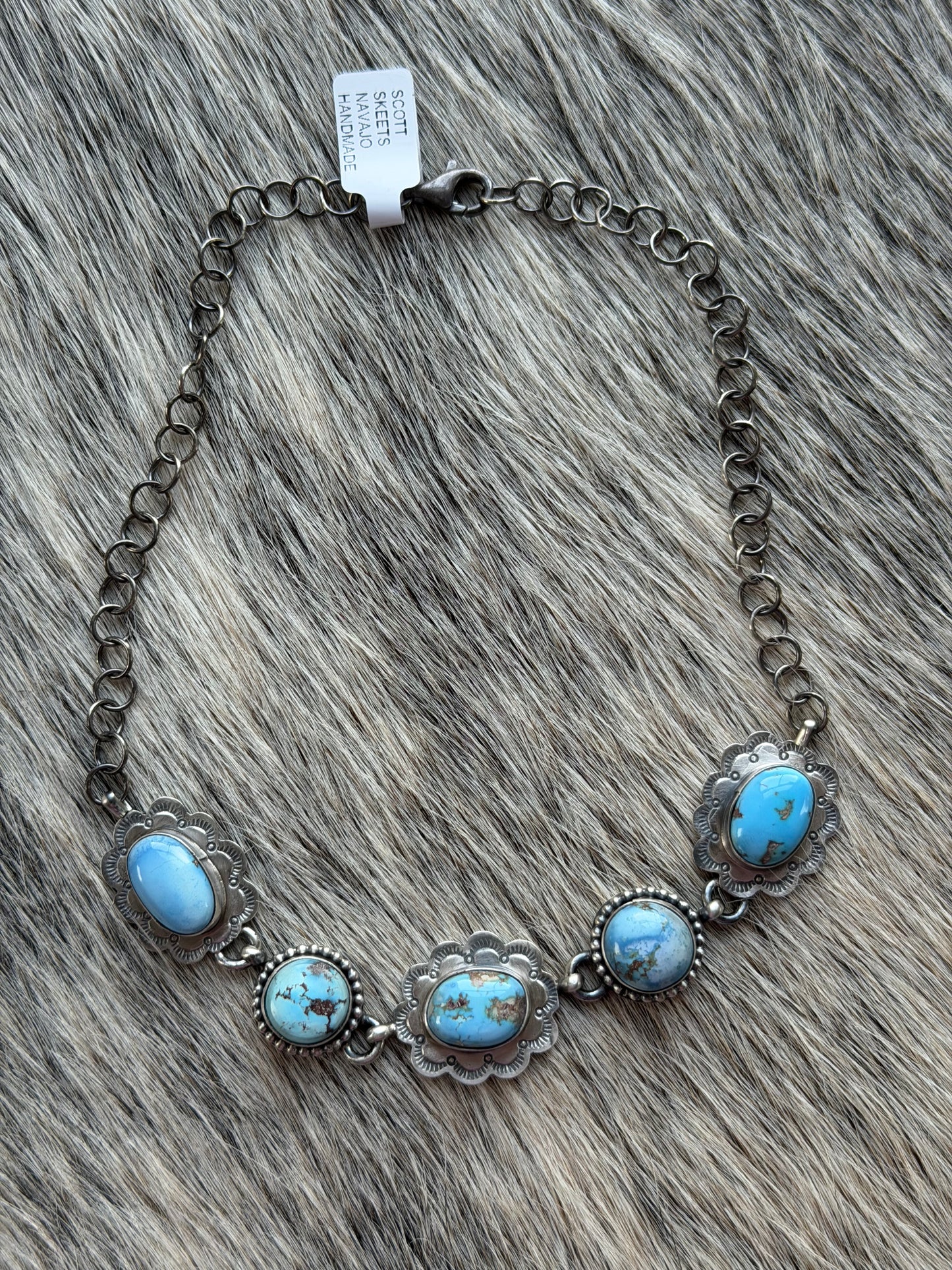 Golden Hills Turquoise Choker Necklace