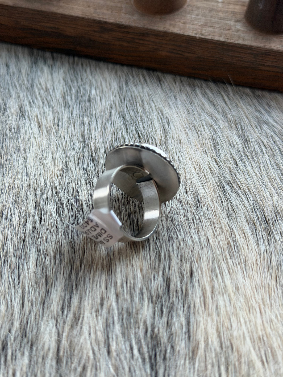 Adjustable Mercury Dime Ring