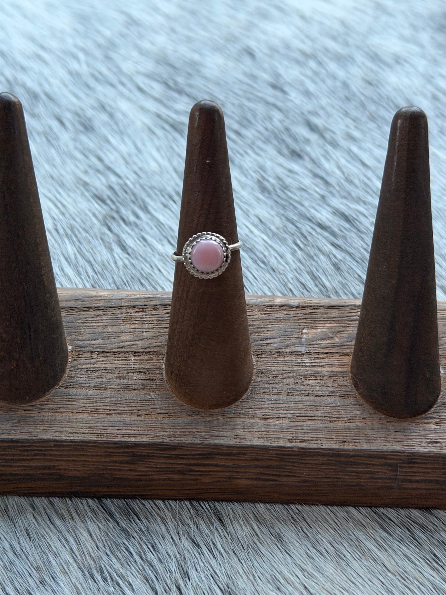 Size 5 Pink Conch Ring