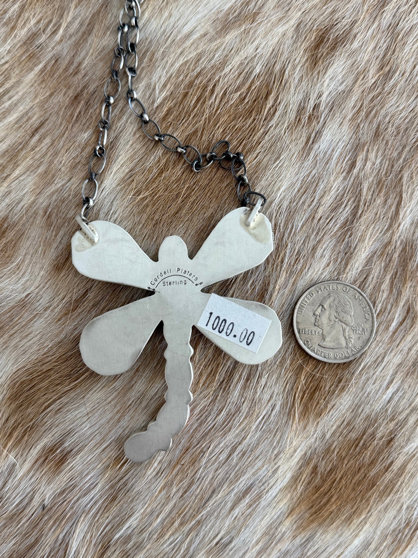 Multicolor Dragonfly Necklace