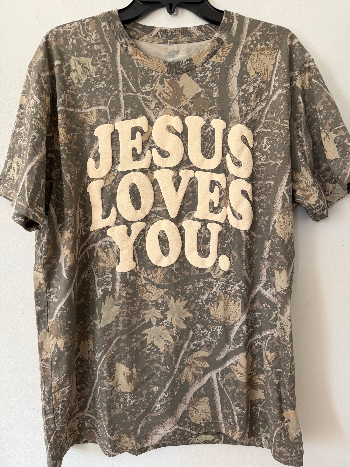 Jesus Loves You Camo Shortsleeve
