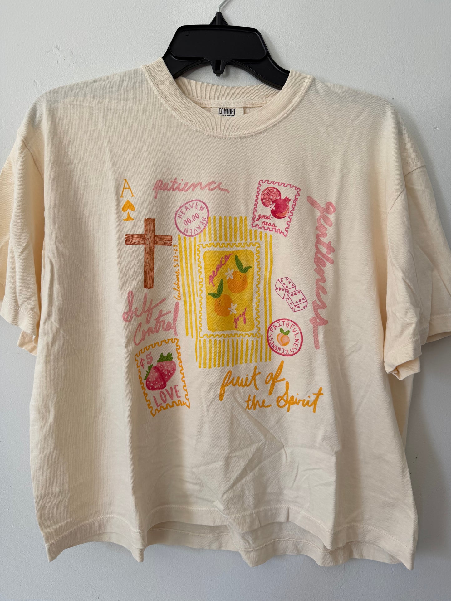 Stamp Fruit of the Spirit Crop Tee