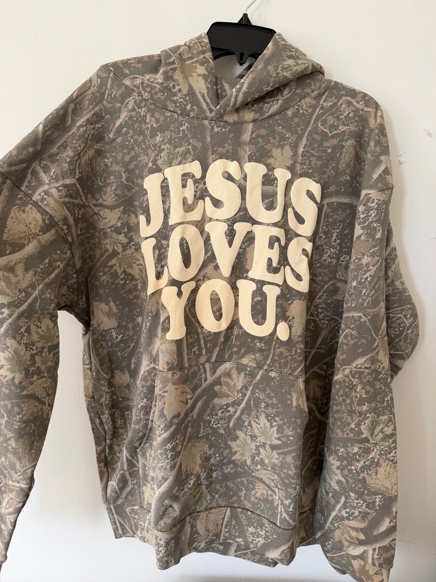 Jesus Loves You Camo Hoodie