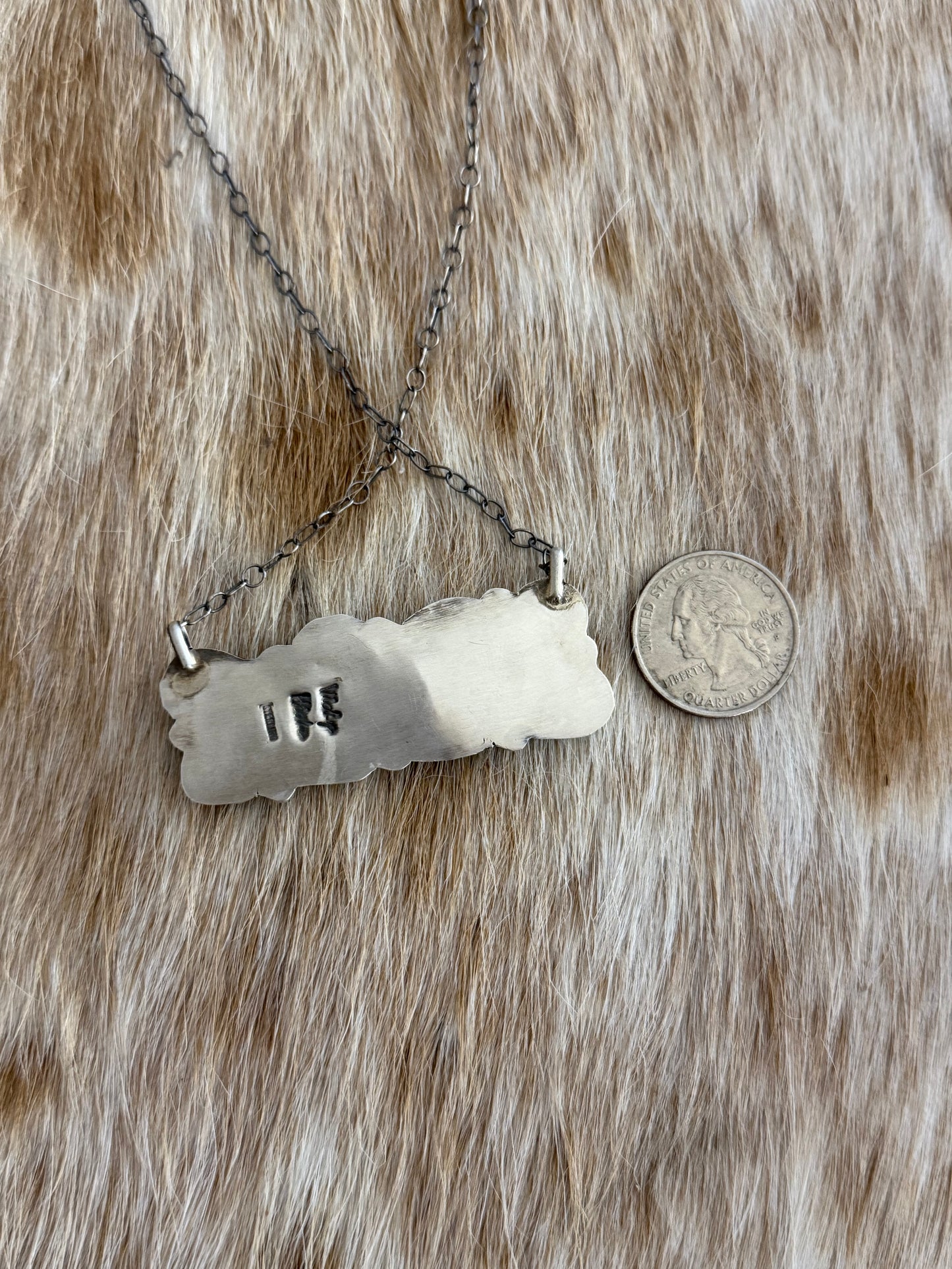 Sonoran Gold Turquoise Cluster Bar Necklace