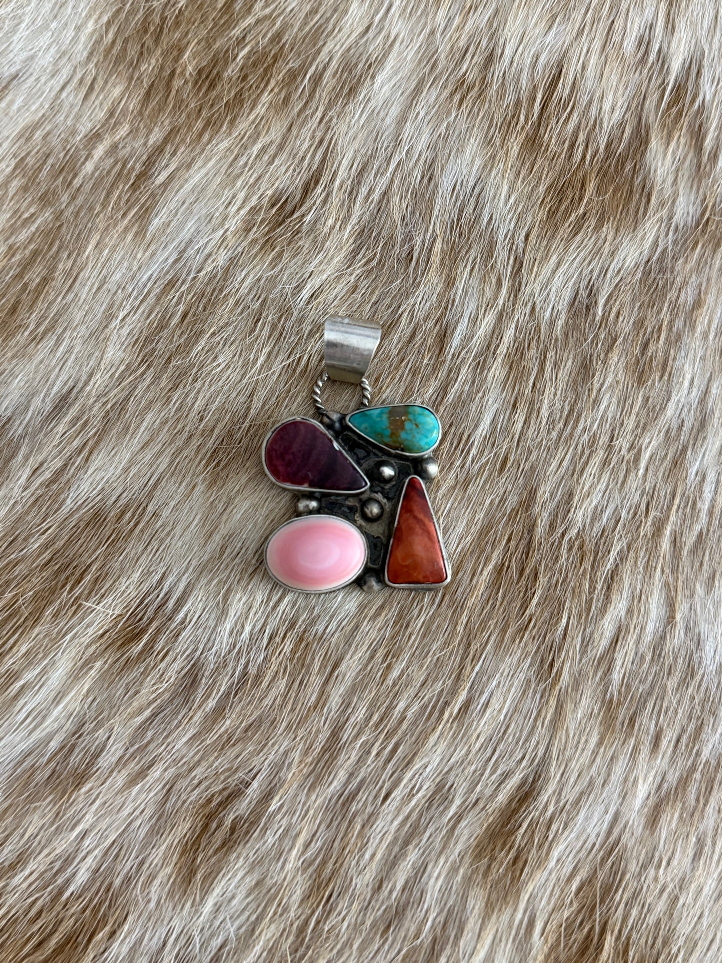 Multicolor Cluster Pendant