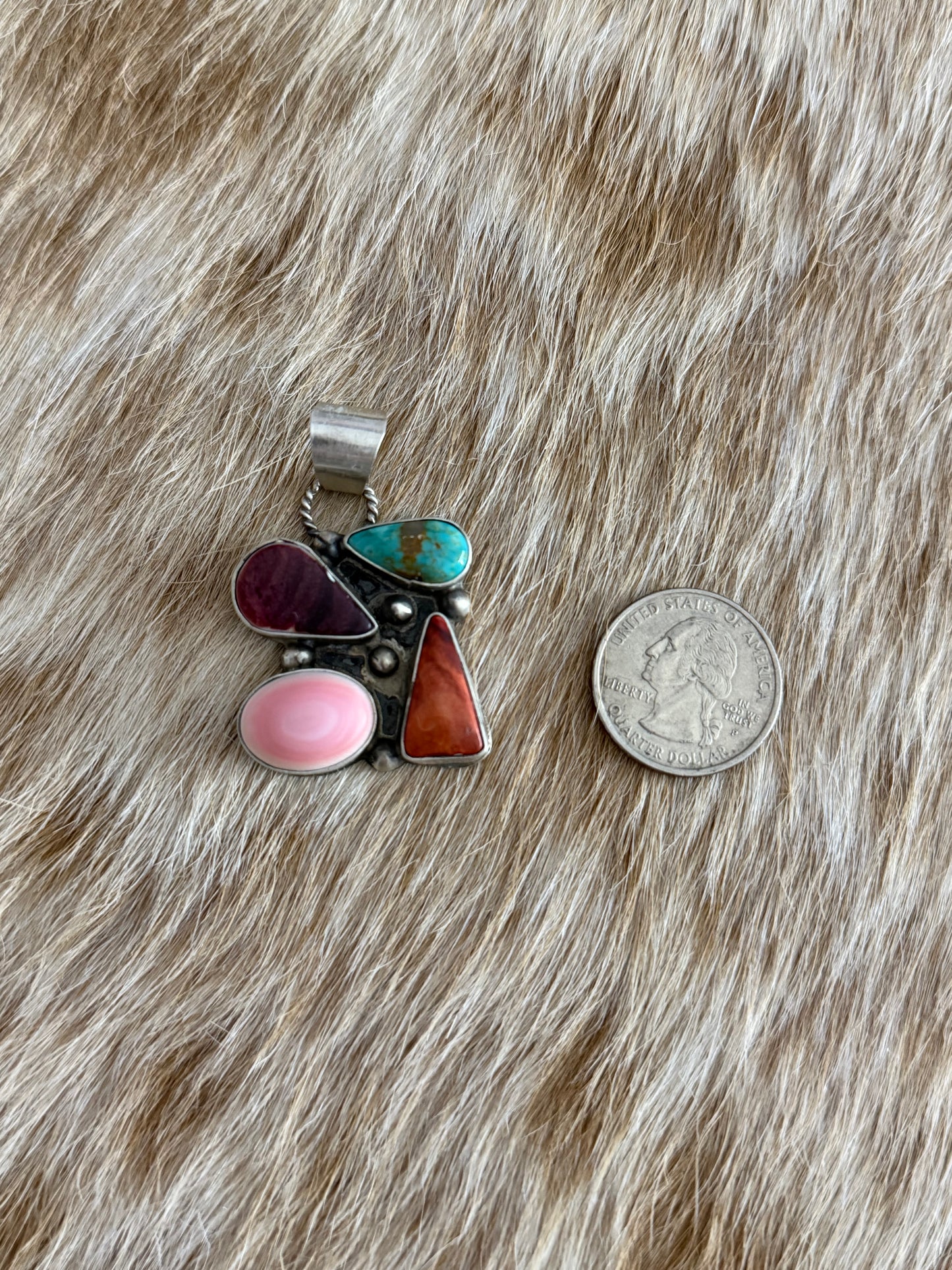 Multicolor Cluster Pendant