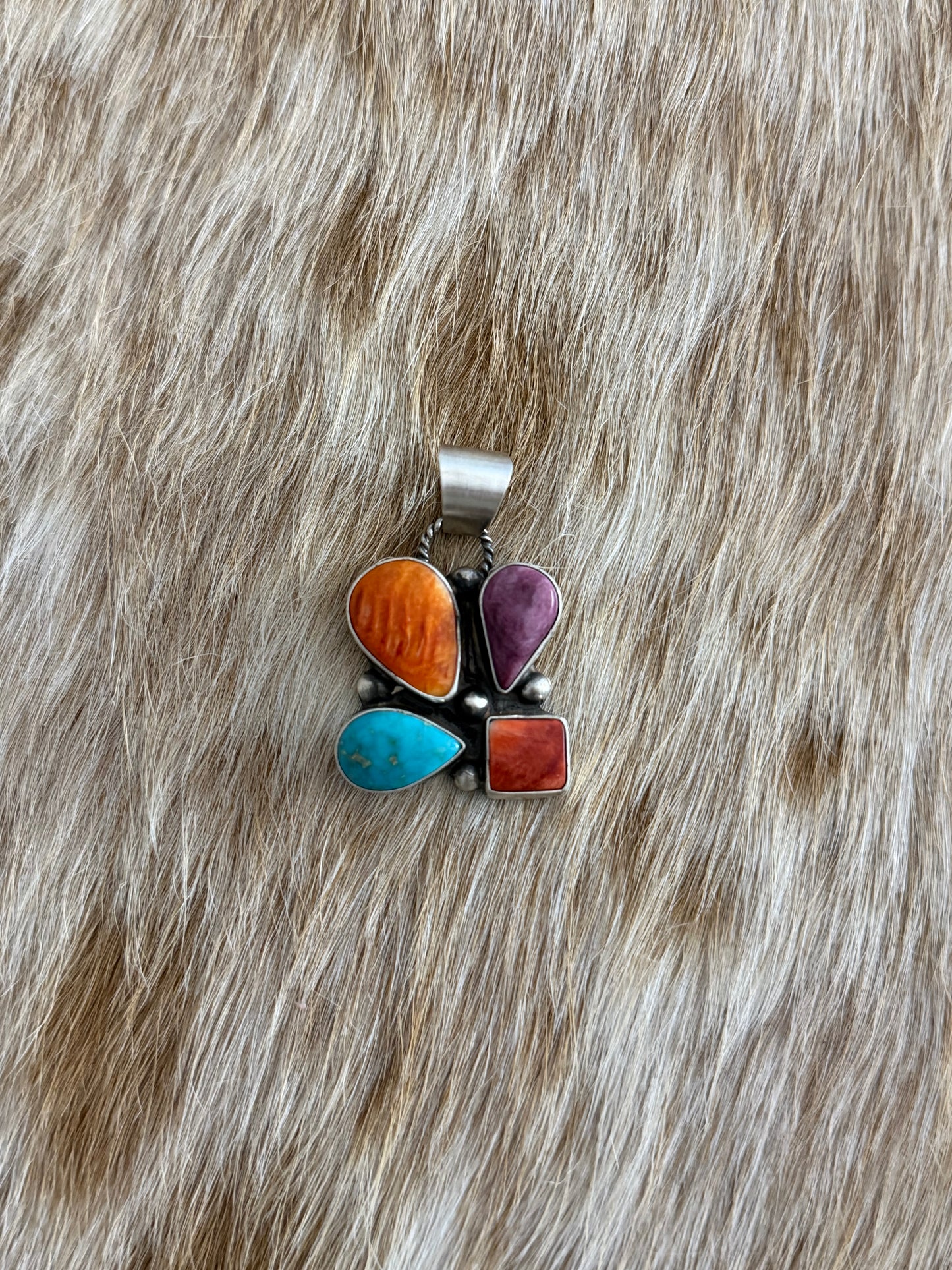 Multicolor Cluster Pendant