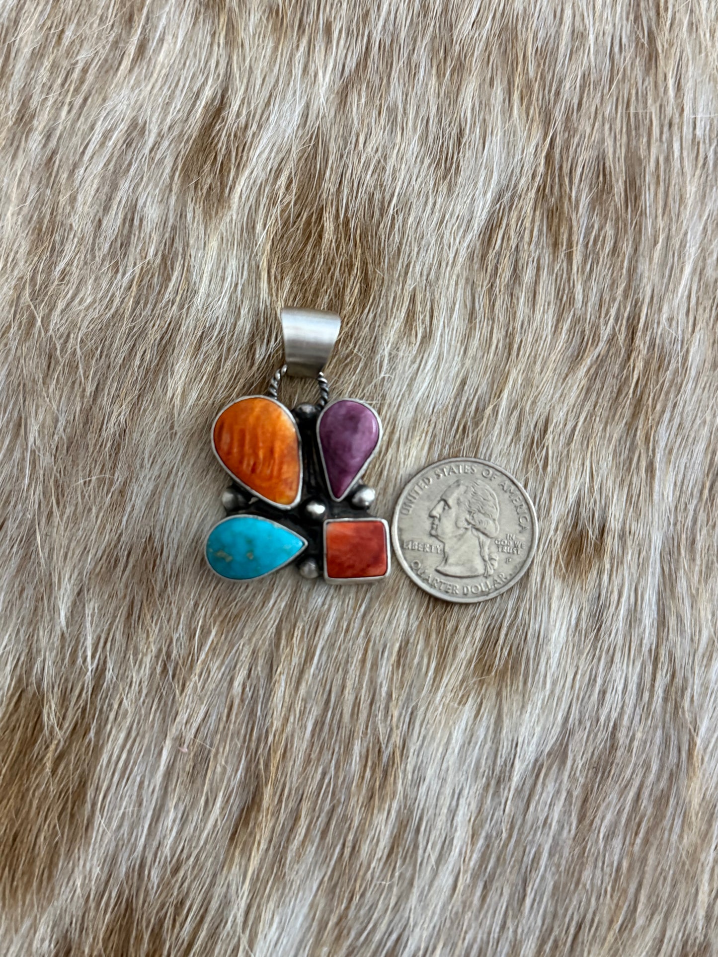 Multicolor Cluster Pendant