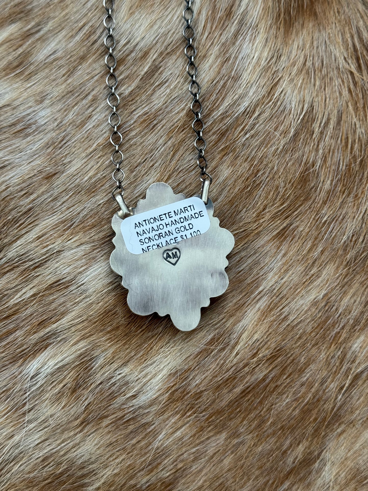 Sonoran Gold Turquoise Cluster Necklace