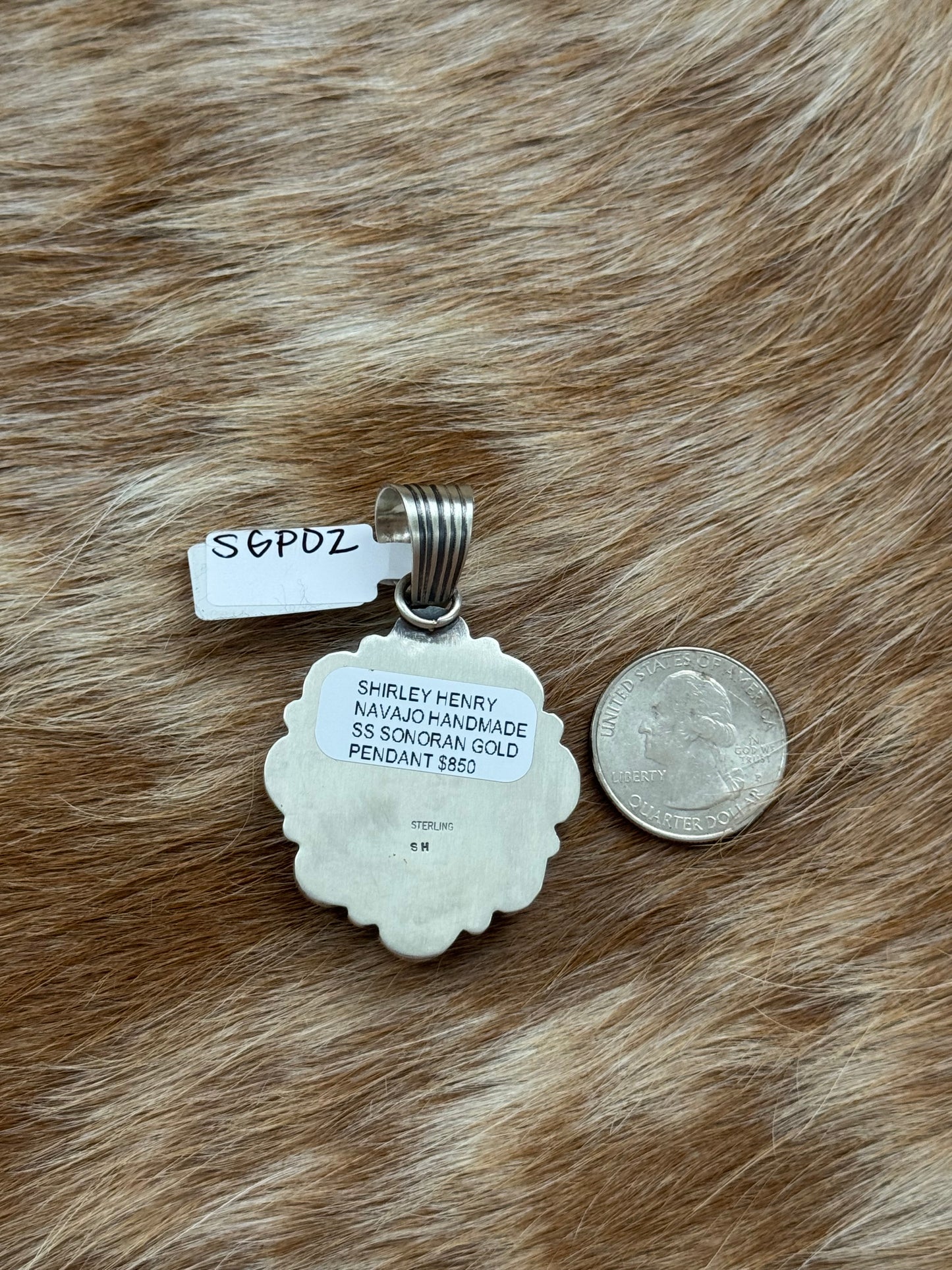 Sonoran Gold Turquoise Cluster Pendant