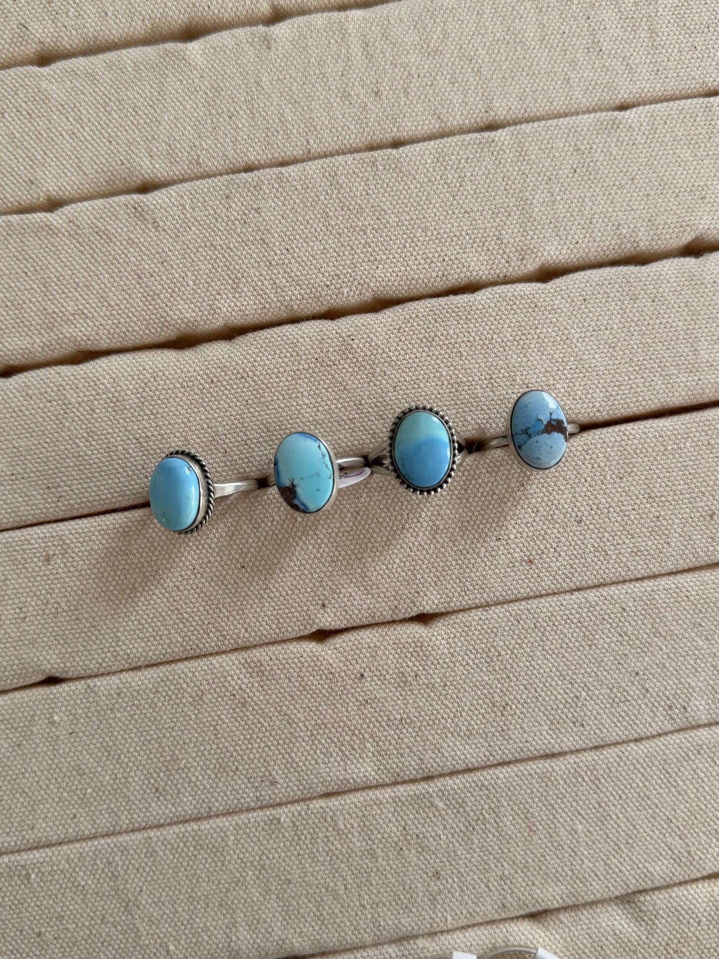 Size 7 Golden Hills Turquoise Ring