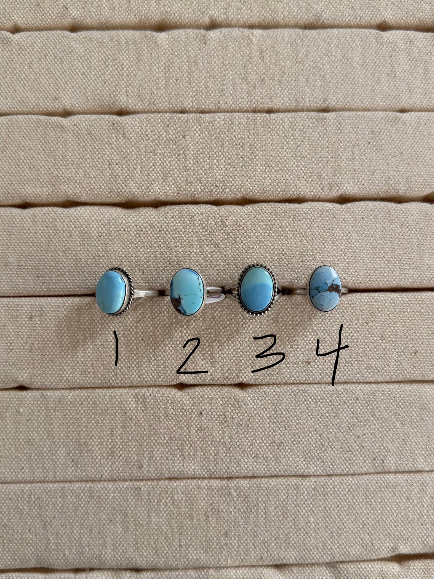 Size 7 Golden Hills Turquoise Ring