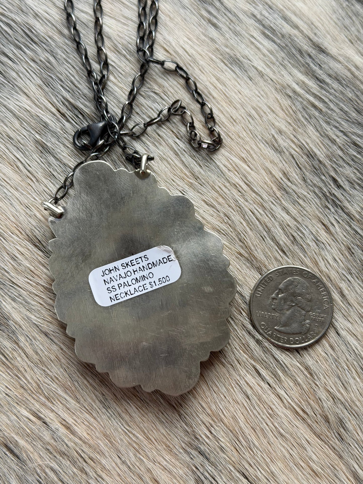 Palomino Variscite Cluster Necklace