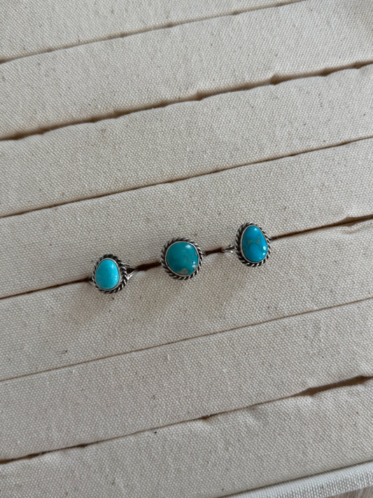Size 6.5 Assorted Turquoise Rings