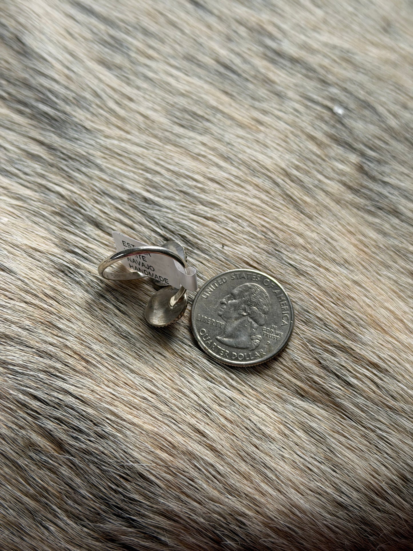 Adjustable Pink Conch Wrap Ring