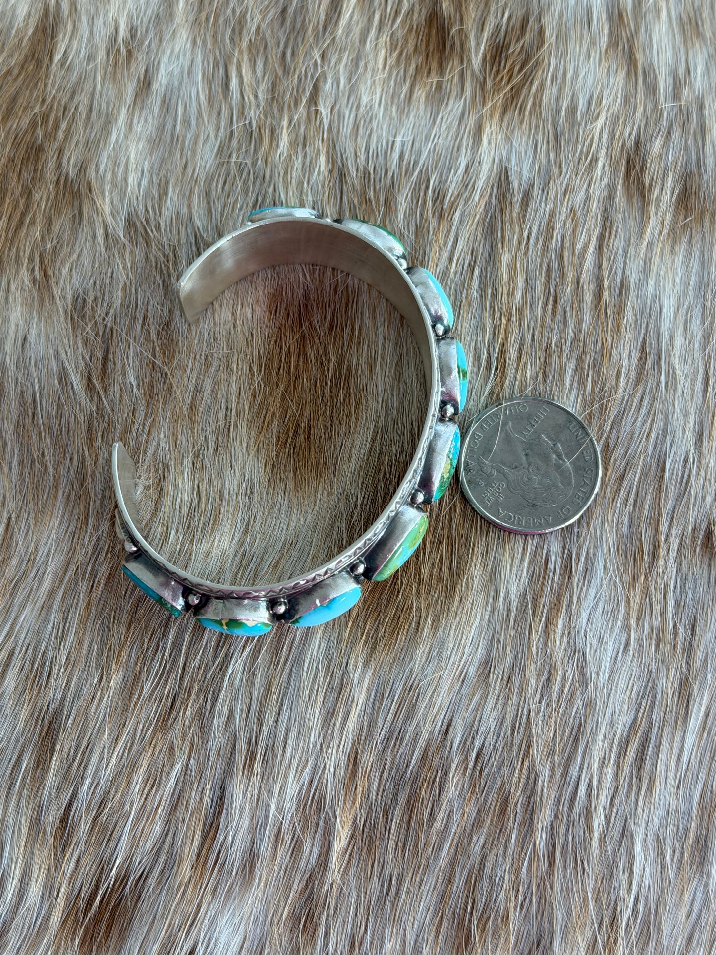 Sonoran Gold Turquoise Cluster Cuff