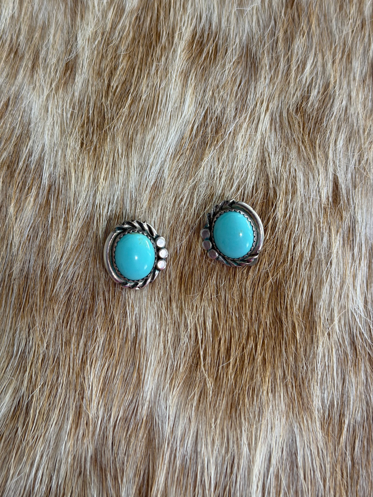 Sleeping Beauty Turquoise CLIP-ON Earrings
