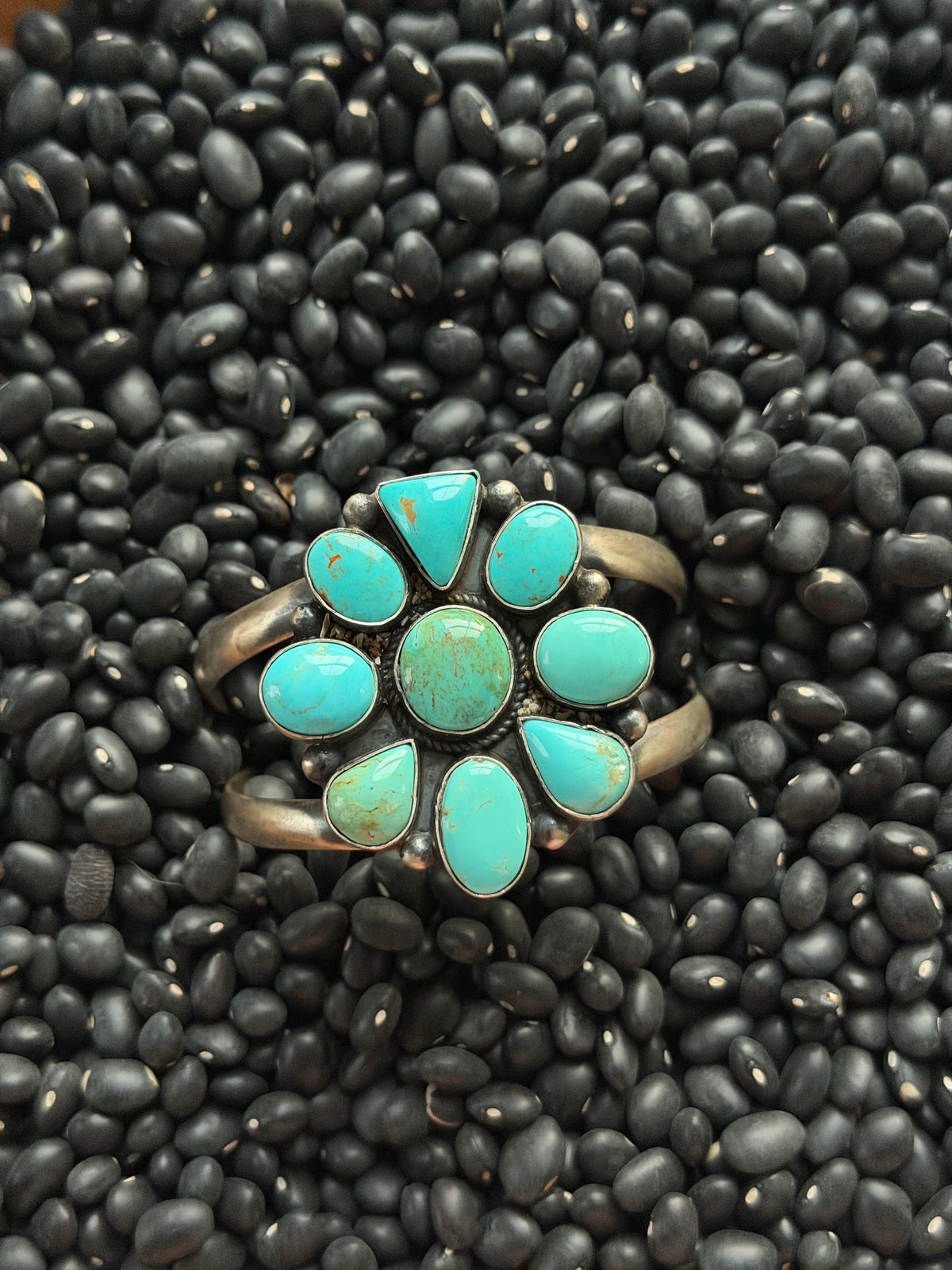 Turquoise Cluster Cuff