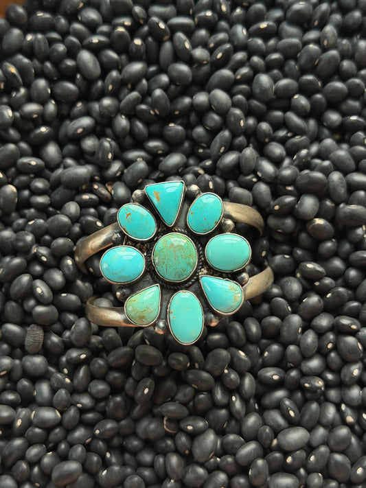 Turquoise Cluster Cuff