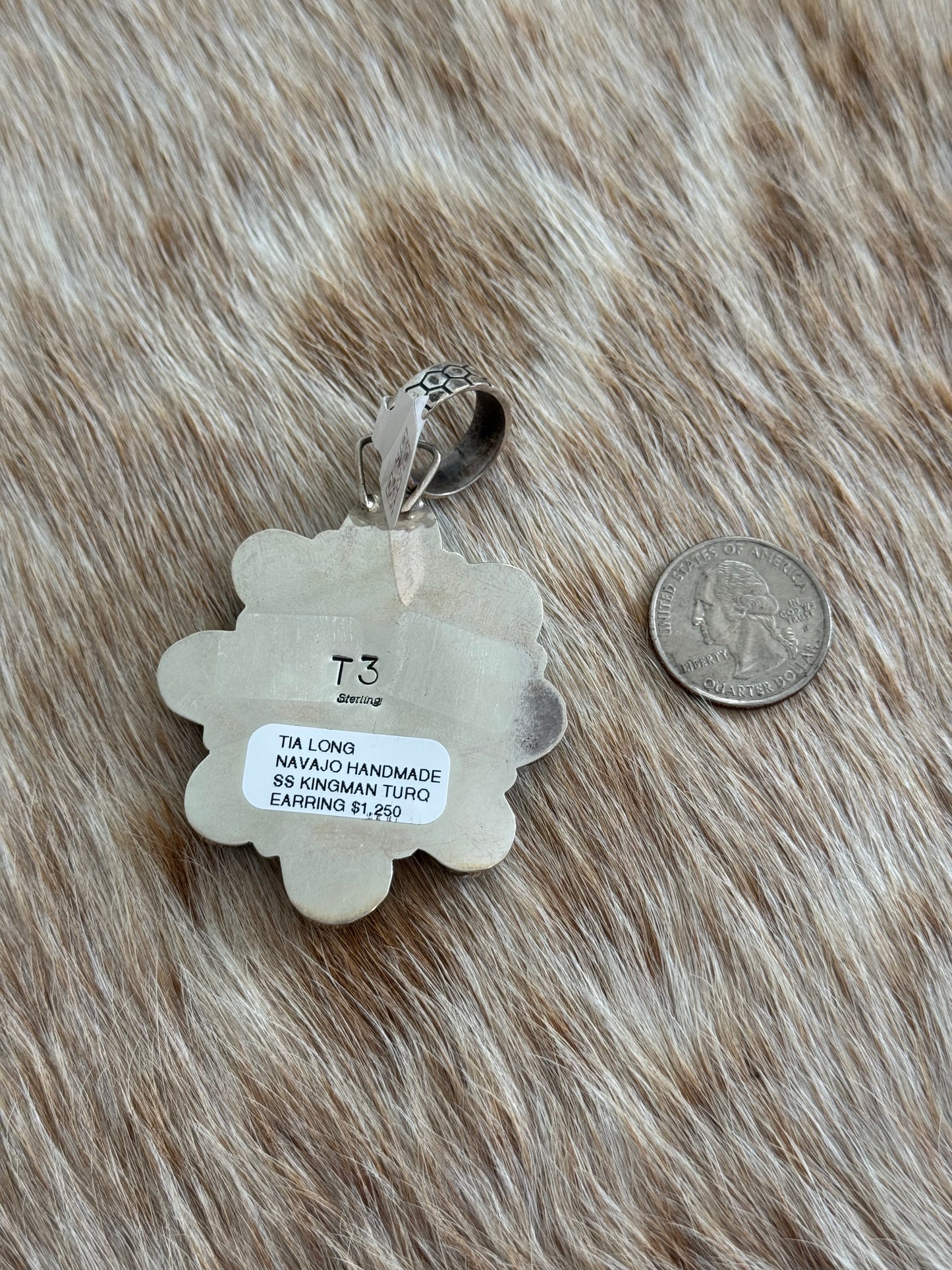 Kingman Turquoise Cluster Pendant