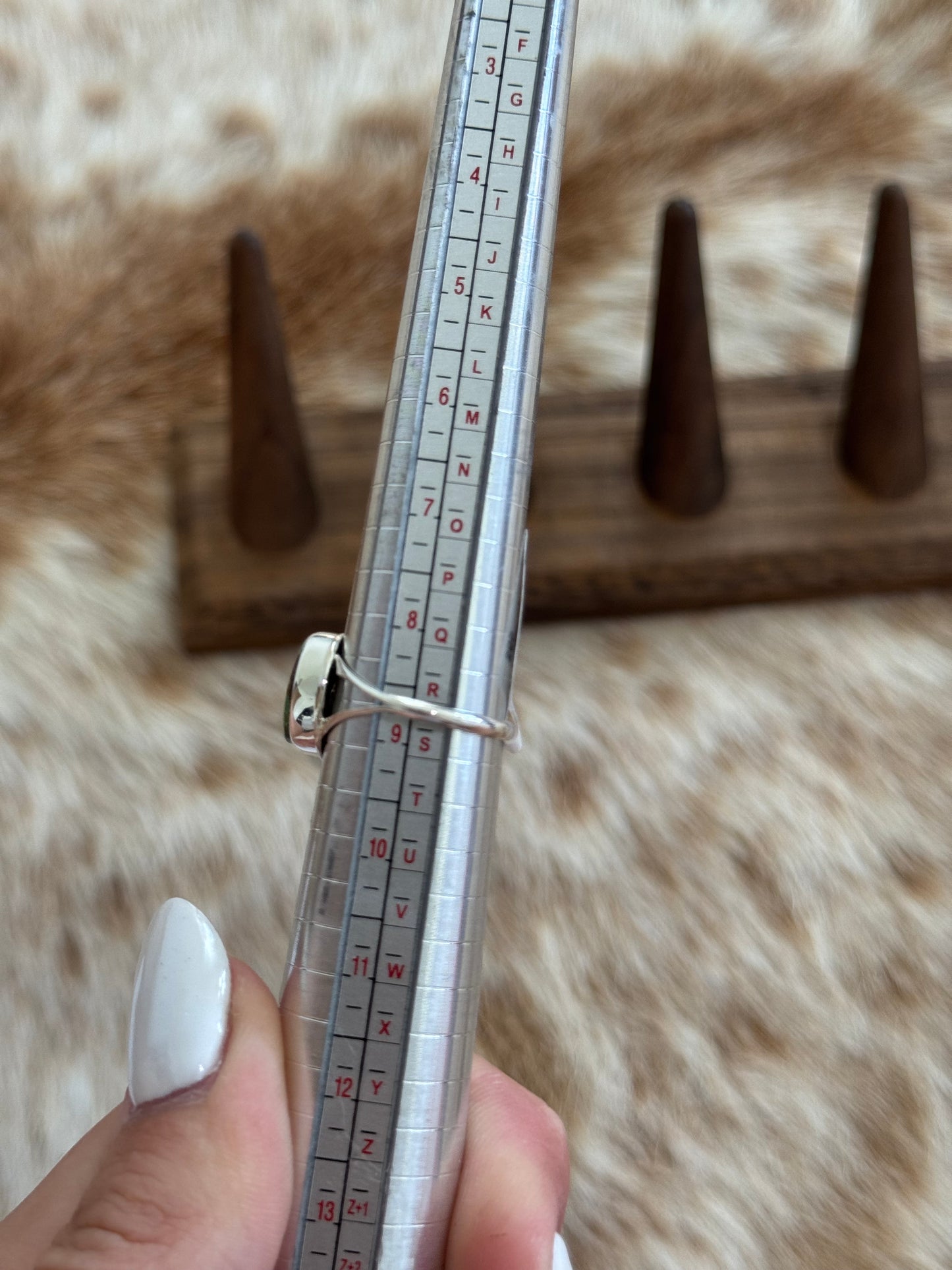 Size 8.75 Sonoran Gold Turquoise Ring