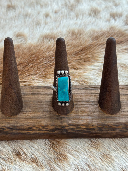 Adjustable Turquoise Ring