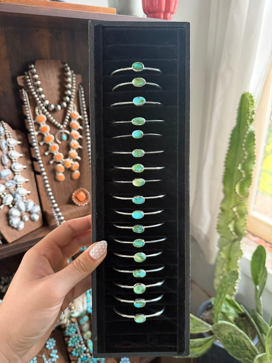 Sonoran Gold Turquoise Stacker Cuff